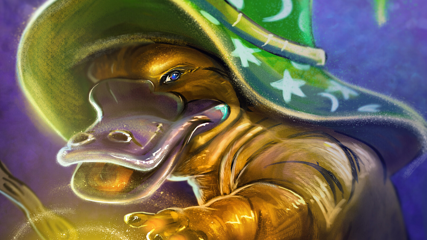 Braune Und Grüne Drachenillustration Dragon. Wallpaper in 1366x768 Resolution