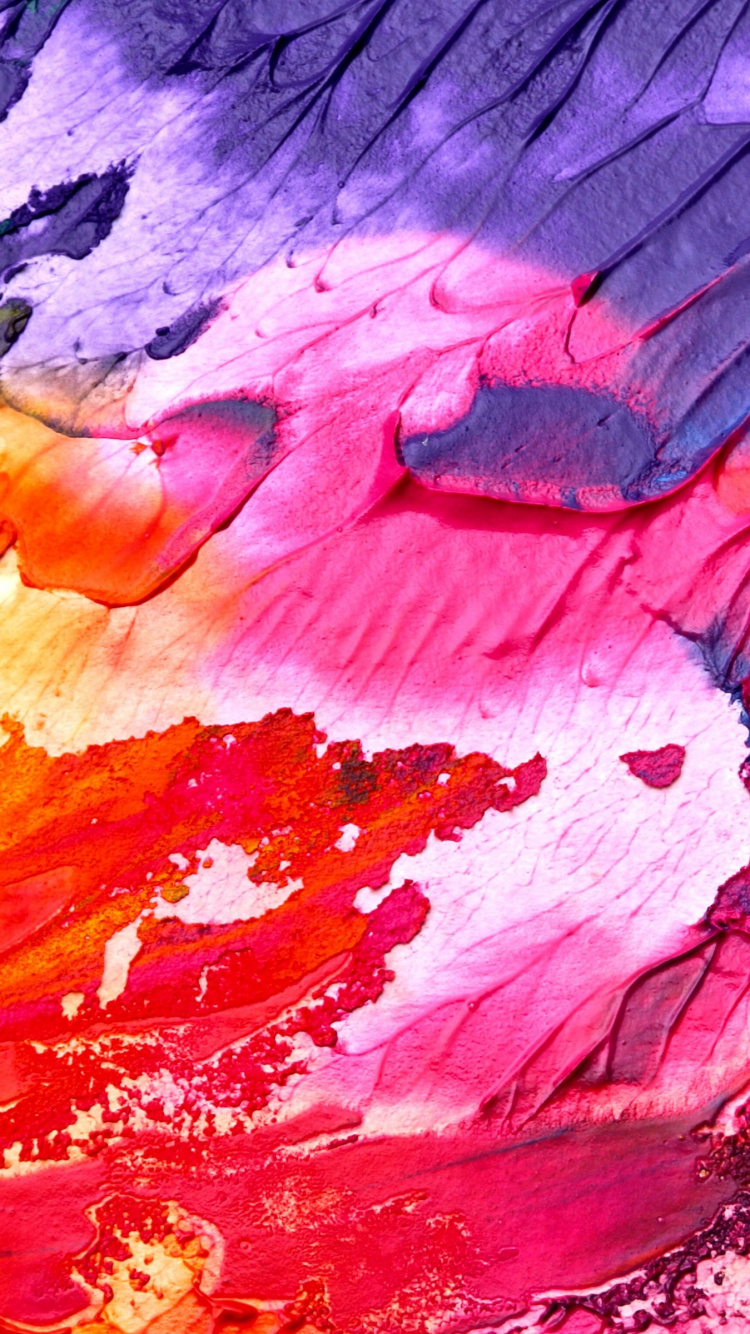 Abstraktes Gemälde, Die Kunstwerkstatt Queen City Clay, Abstrakte Kunst, Malerei, Acrylfarbe. Wallpaper in 750x1334 Resolution