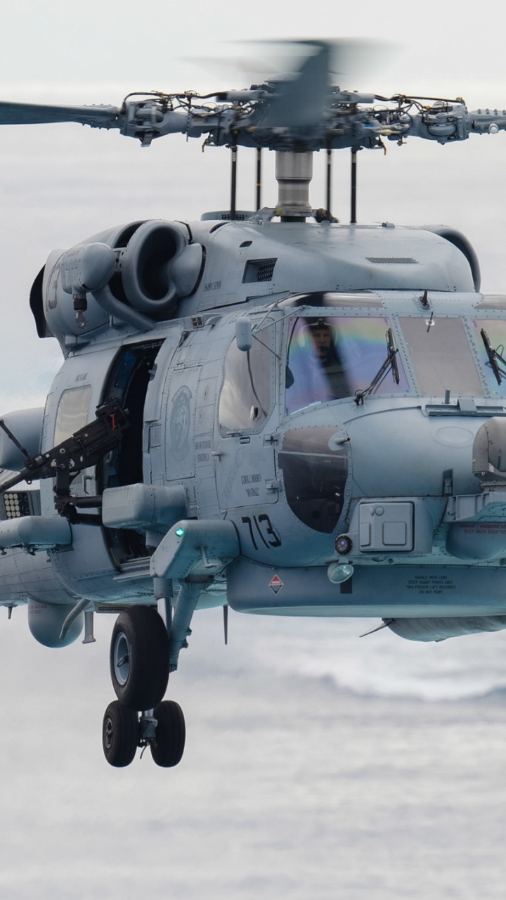 Gray Helicopter on Snow Covered Ground During Daytime. Wallpaper in 720x1280 Resolution