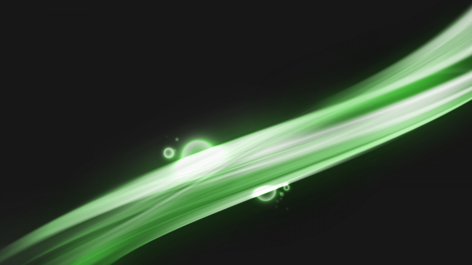 Feu Vert Dans Une Pièce Sombre. Wallpaper in 1920x1080 Resolution