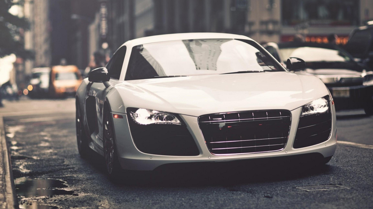 White Bmw m 3 Coupe Parked on Road During Daytime. Wallpaper in 1280x720 Resolution