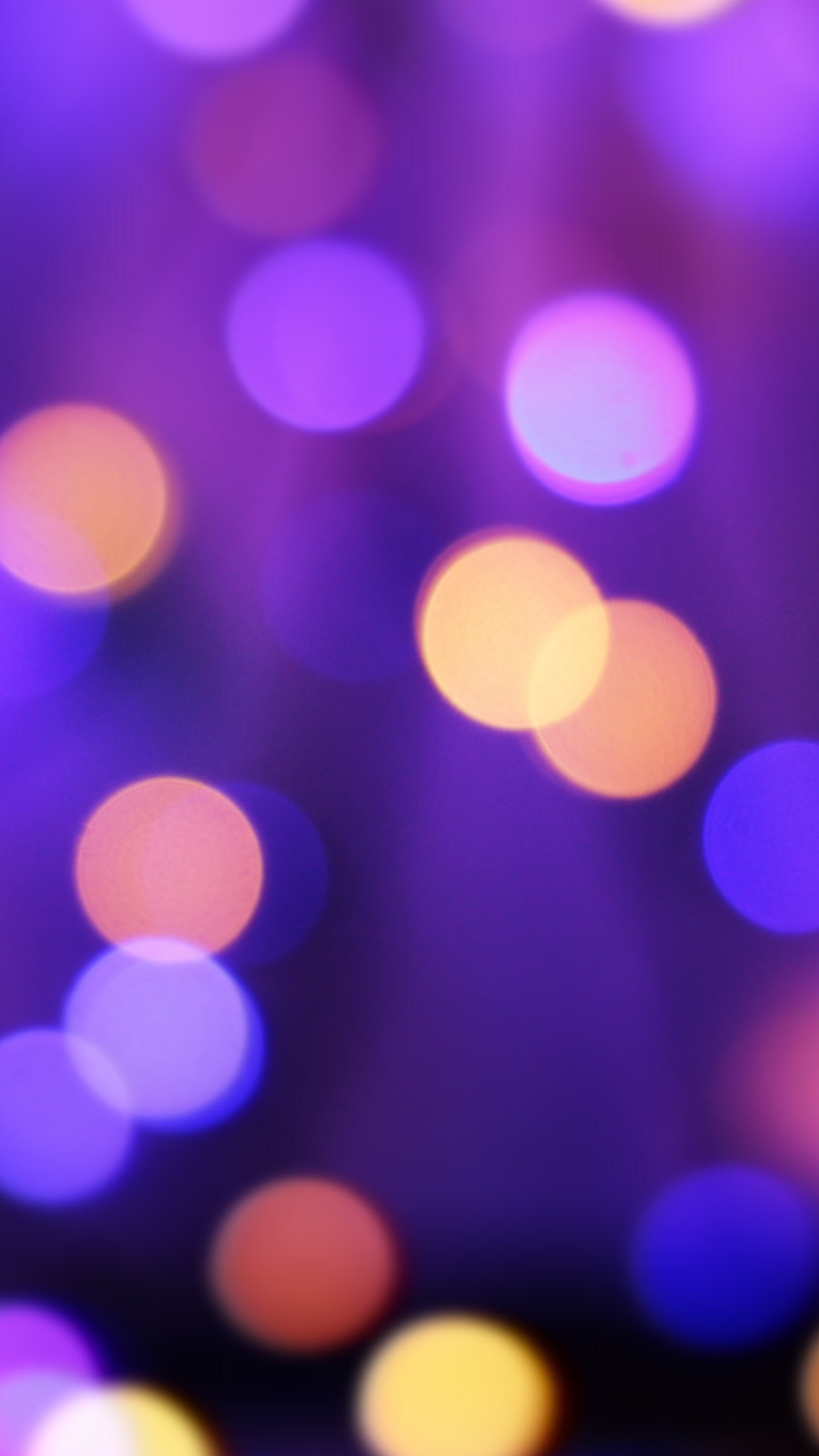 Purple and White Bokeh Lights. Wallpaper in 1440x2560 Resolution