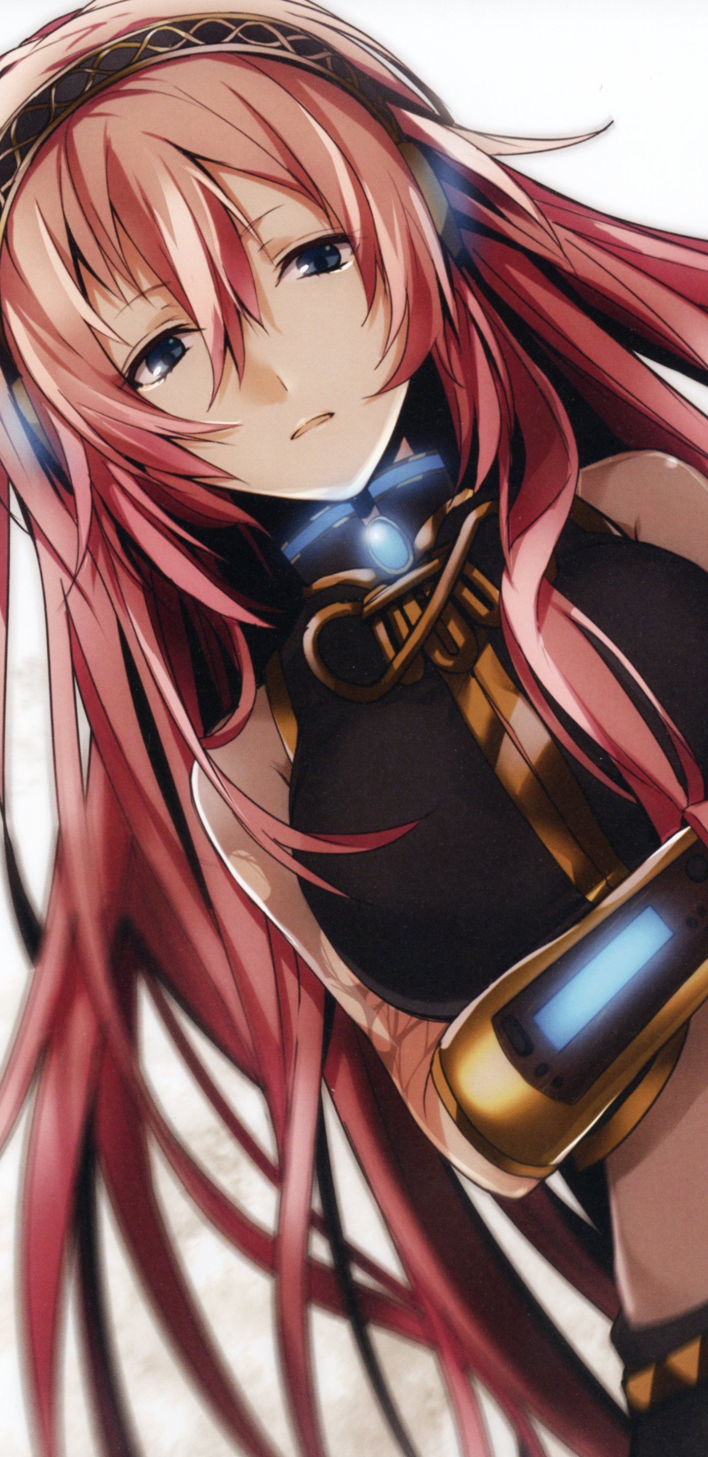 Mujer en Vestido Negro y Rojo Personaje de Anime. Wallpaper in 1440x2960 Resolution