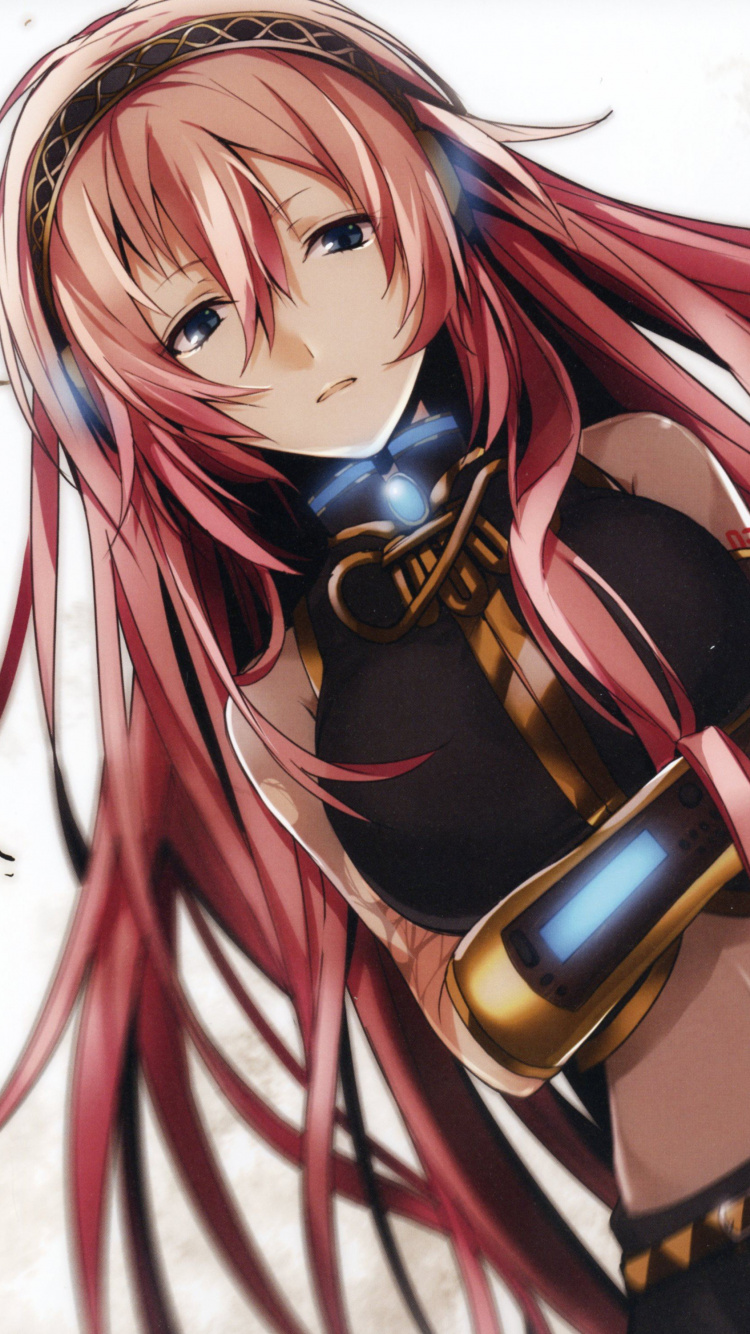 Woman in Black and Red Dress Anime Character. Wallpaper in 750x1334 Resolution