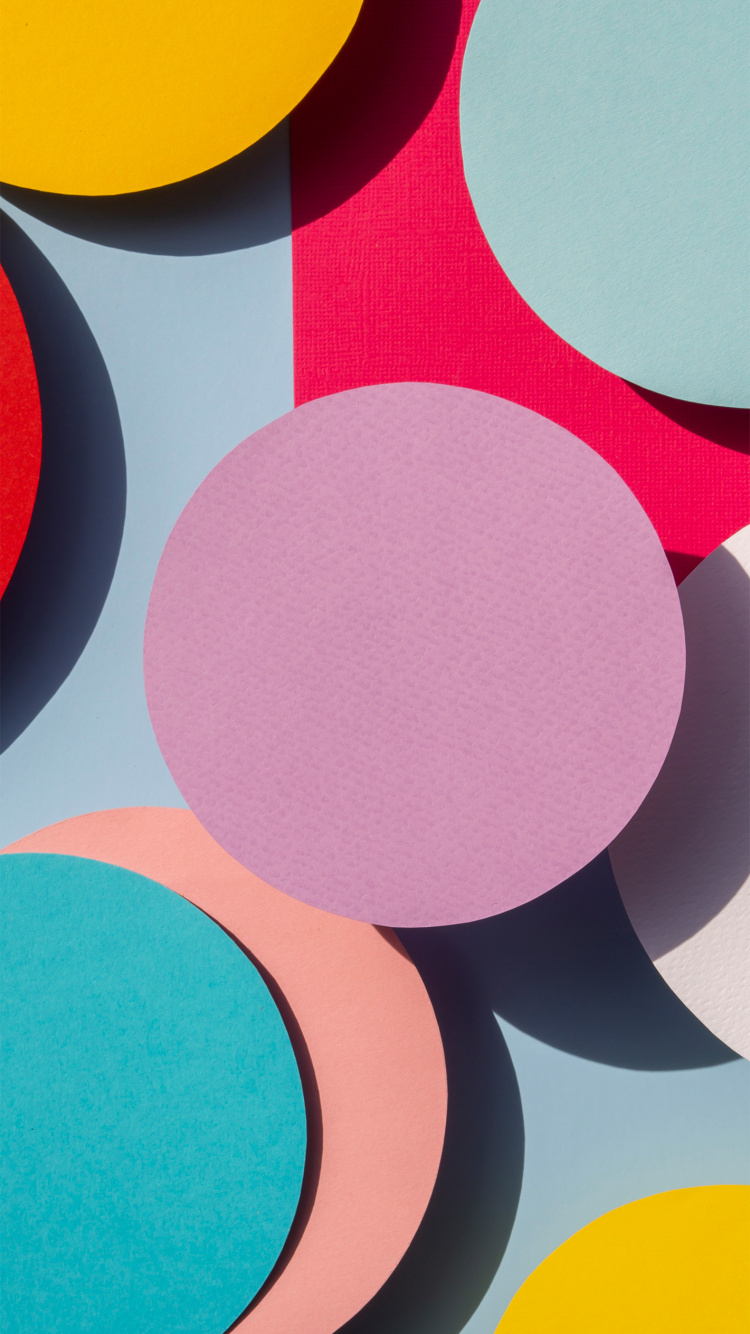 Circle, Visual Arts, Design, Graphic Design, Sugar Paper. Wallpaper in 750x1334 Resolution