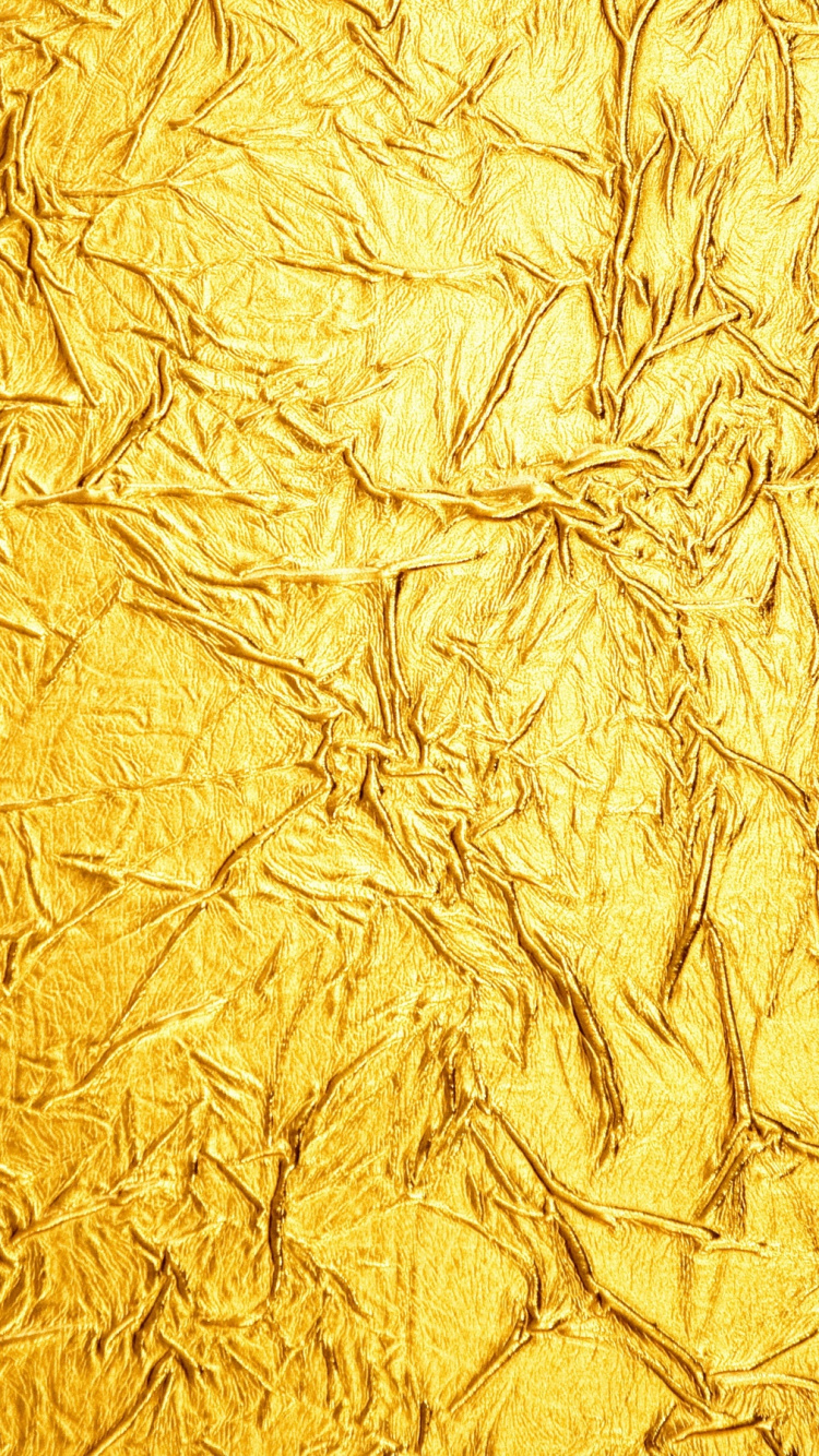 金箔, 纹理, 黄金, 黄色的, 木 壁纸 750x1334 允许