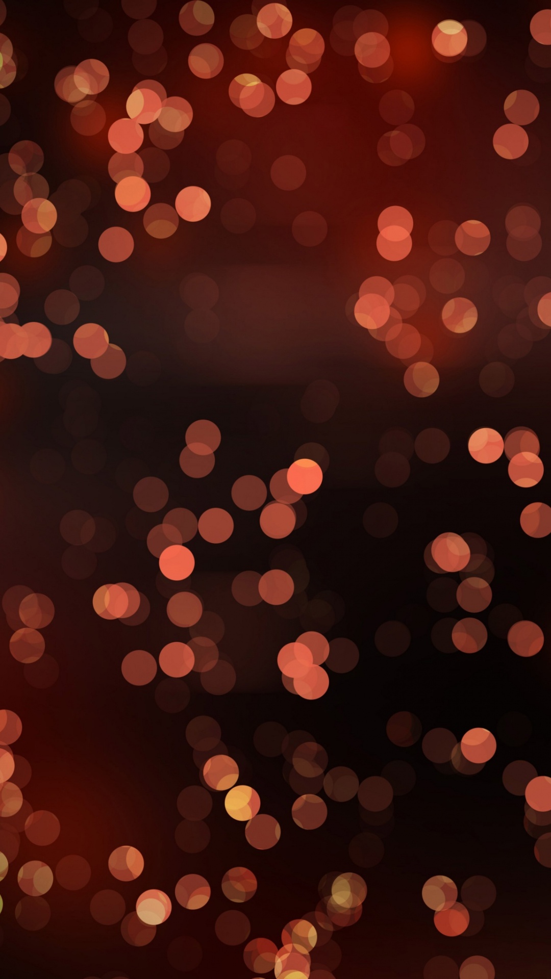 Luces Bokeh Naranjas y Blancas. Wallpaper in 1080x1920 Resolution