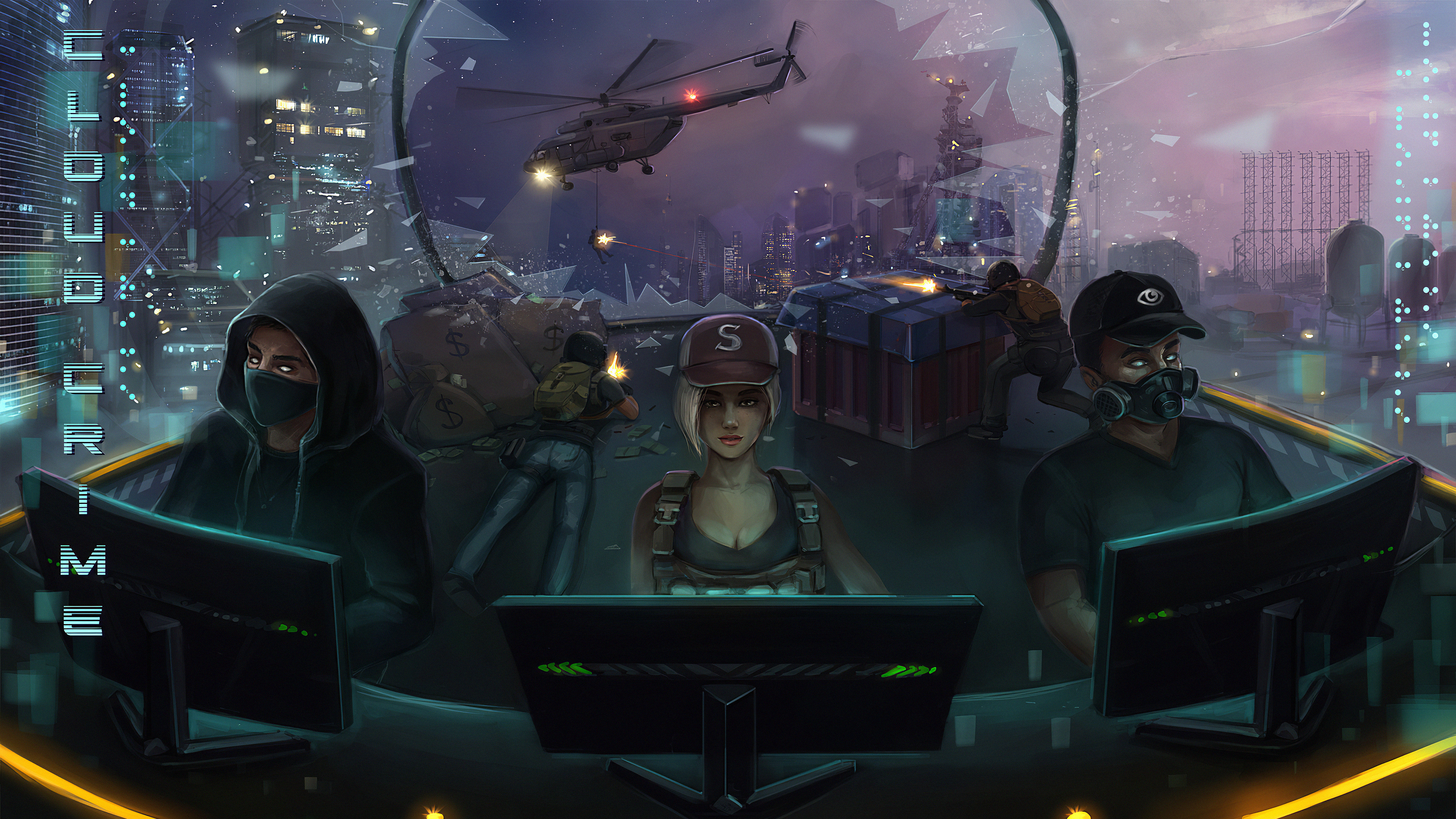 Visual Effects, Gamer, Darkness, Action Adventure Game, Event. Wallpaper in 3840x2160 Resolution