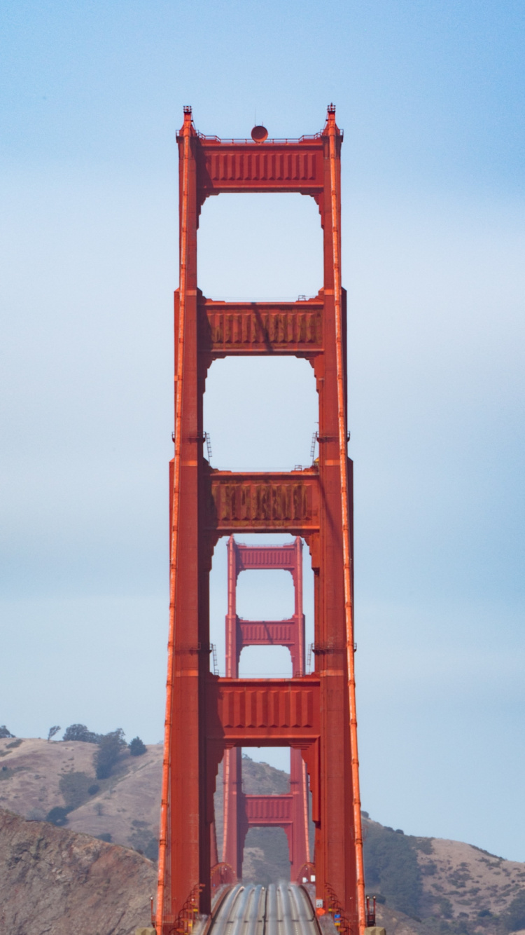 Paisaje de San Francisco, San Francisco, Arte, Hito, Torre. Wallpaper in 750x1334 Resolution