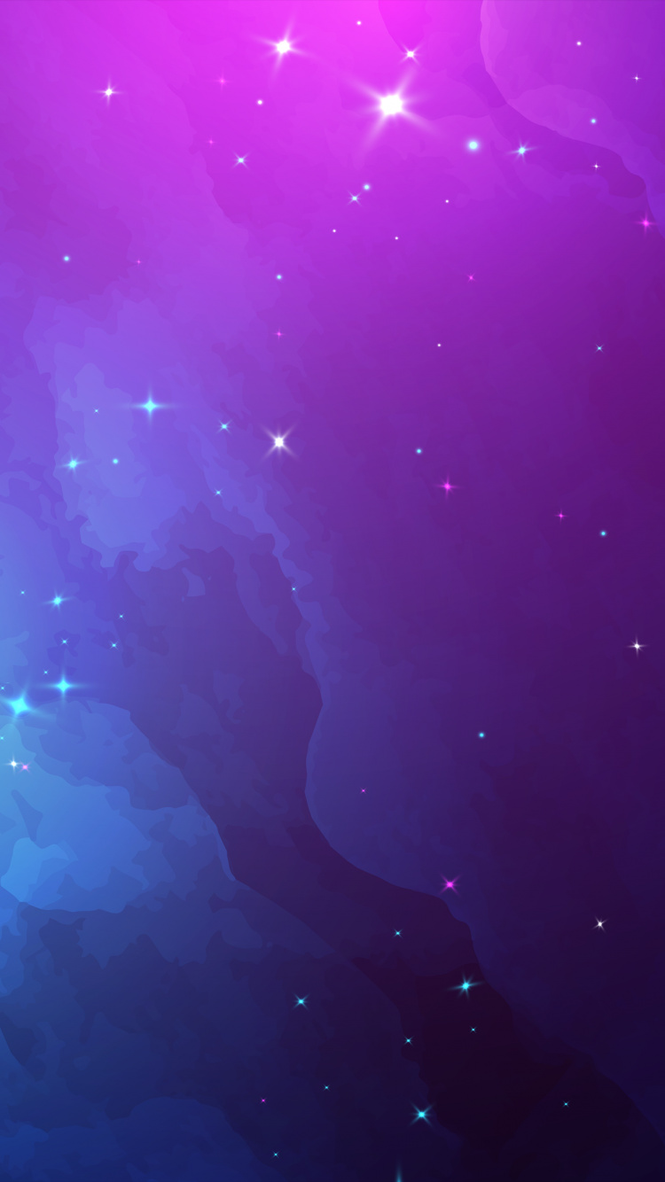 Galaxy, Wasser, Atmosphäre, Azure, Purpur. Wallpaper in 750x1334 Resolution