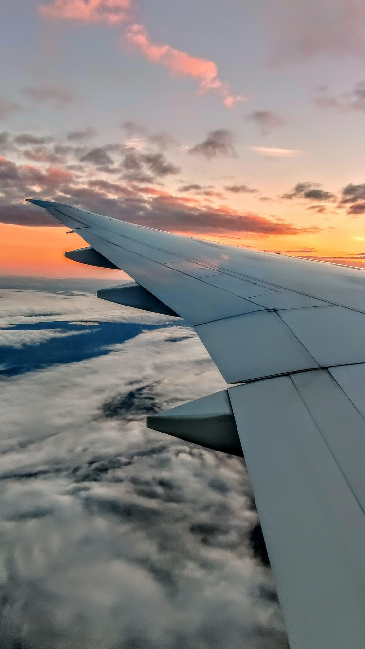 Wake up in The Sky, Cloud, Atmosphere, Sunlight, Aviation. Wallpaper in 750x1334 Resolution