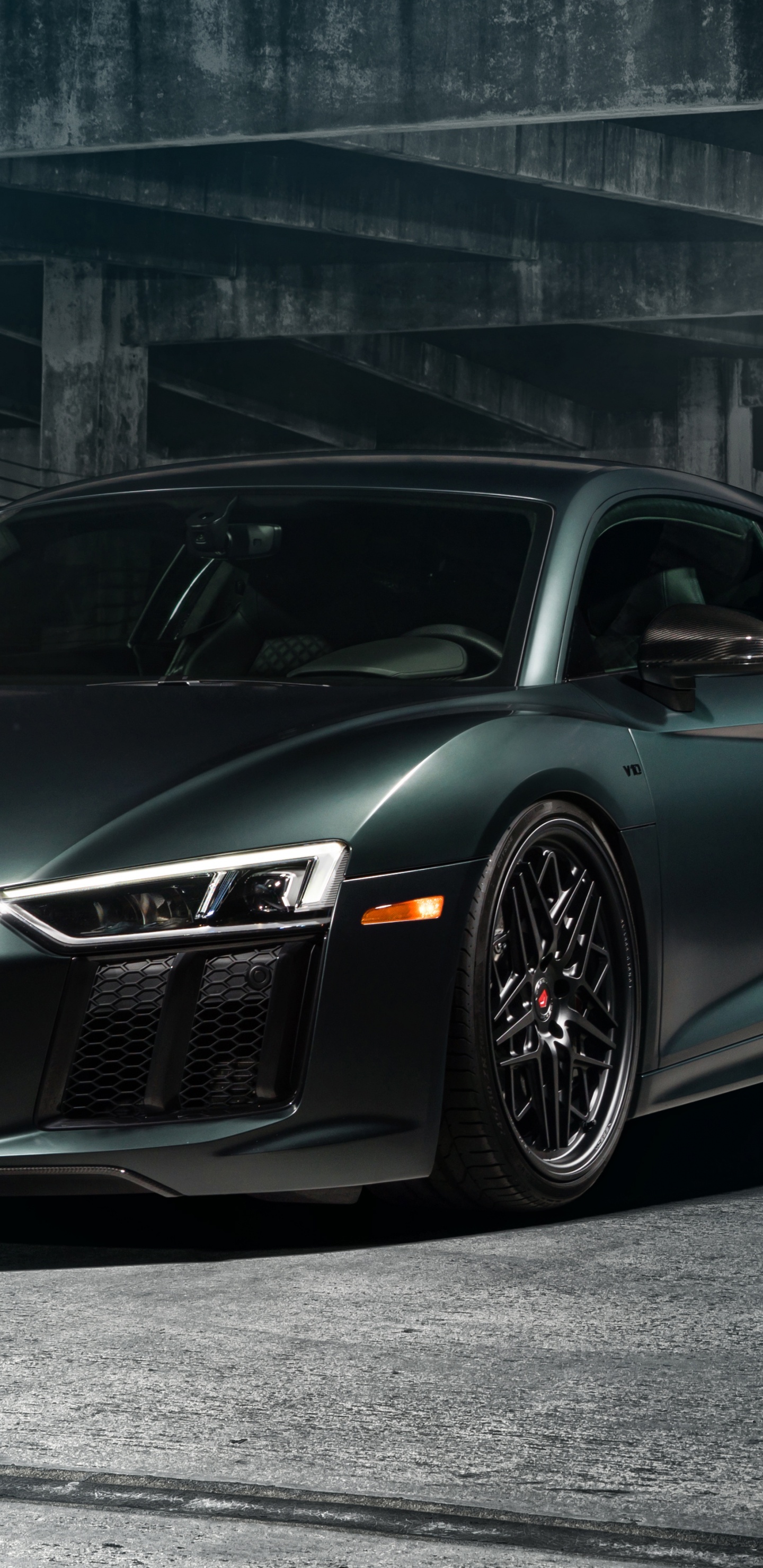 奥迪r8, 奥迪, 政变, 超级跑车, 铝合金轮毂 壁纸 1440x2960 允许