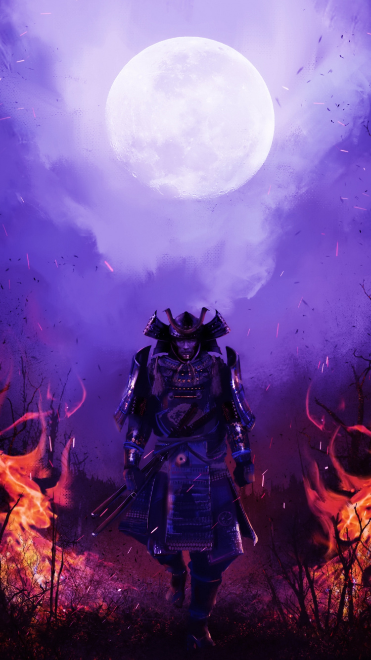 Nature, Irkutskaia Dental Clinic 1, Moon, Light, Purple. Wallpaper in 750x1334 Resolution