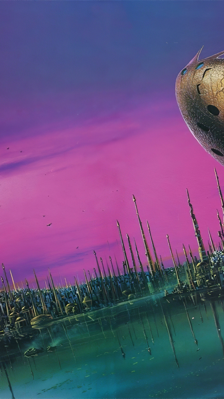 la Ciencia Ficción, Arte, la Vida Extraterrestre, Artista, Arte Digital. Wallpaper in 750x1334 Resolution