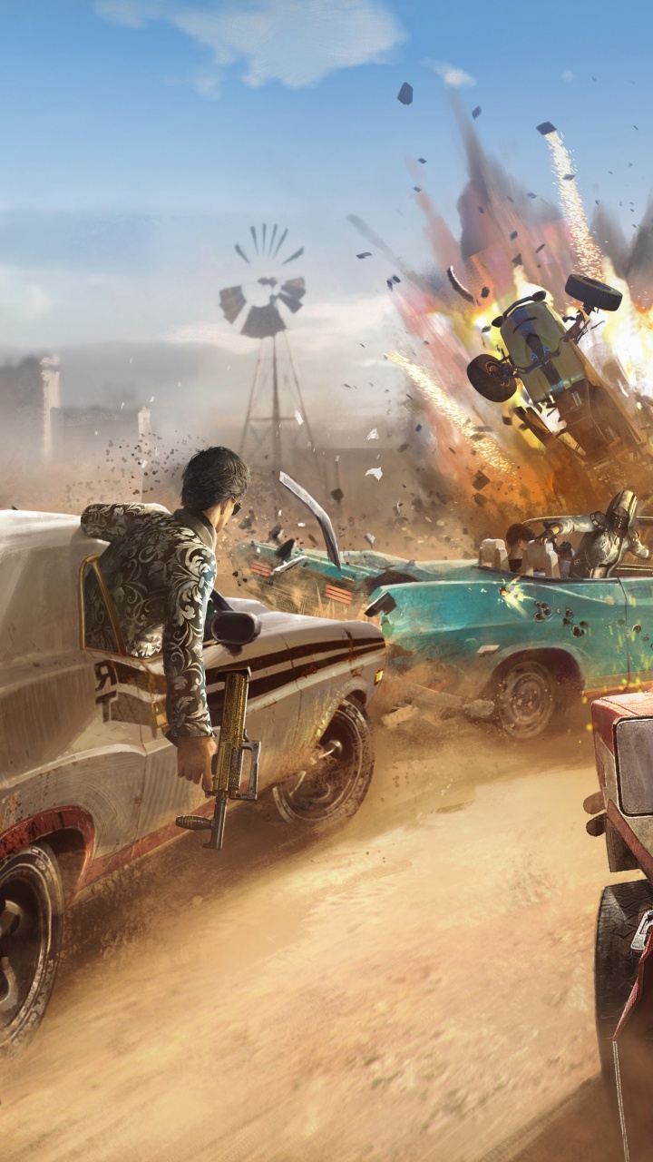 PUBG Corporation, Tire, Wheel, Cars, Cloud. Wallpaper in 720x1280 Resolution