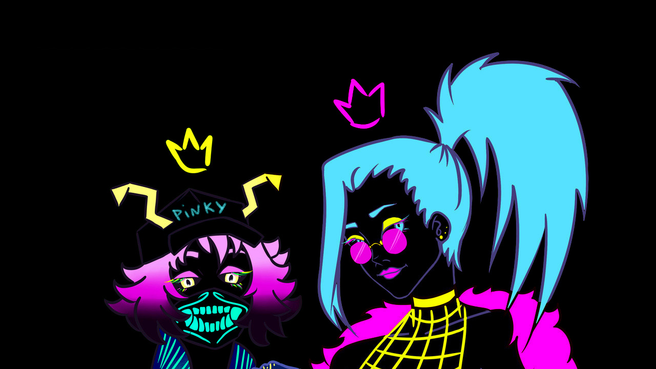 Arte, Diseño Gráfico, Morado, Manga, Rosa. Wallpaper in 1280x720 Resolution