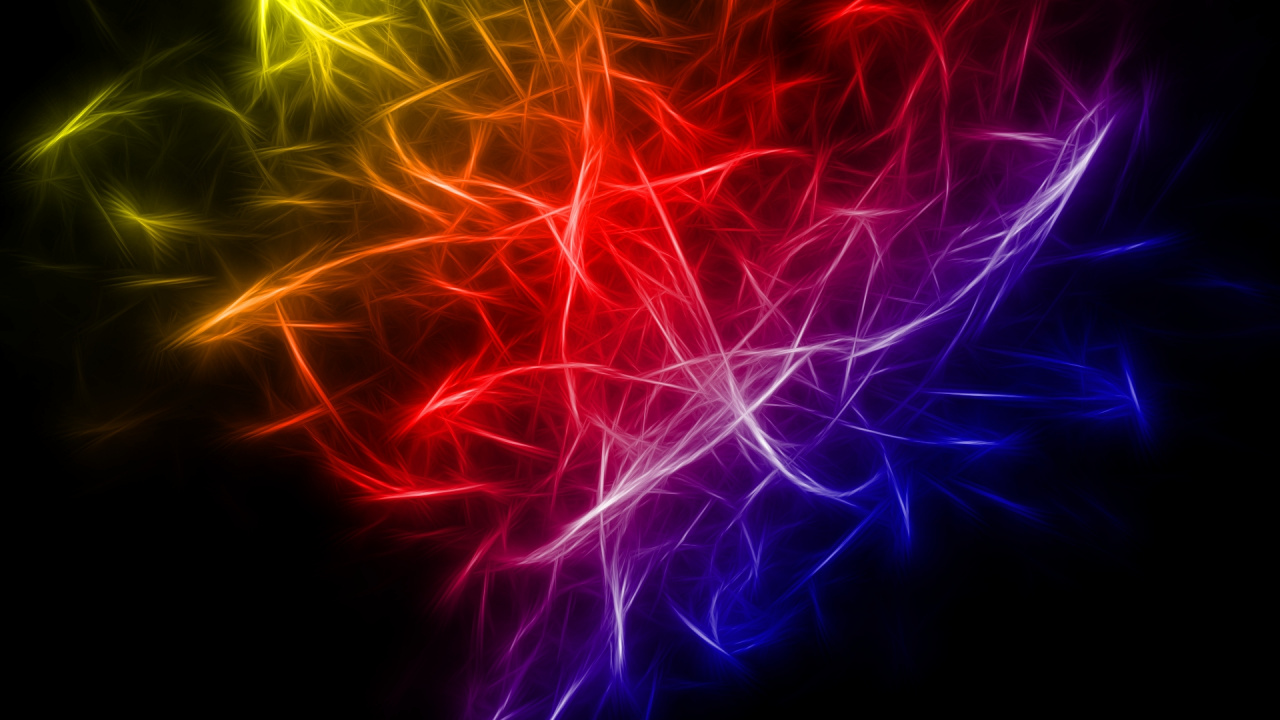 Lumière Bleue Verte et Rouge. Wallpaper in 1280x720 Resolution