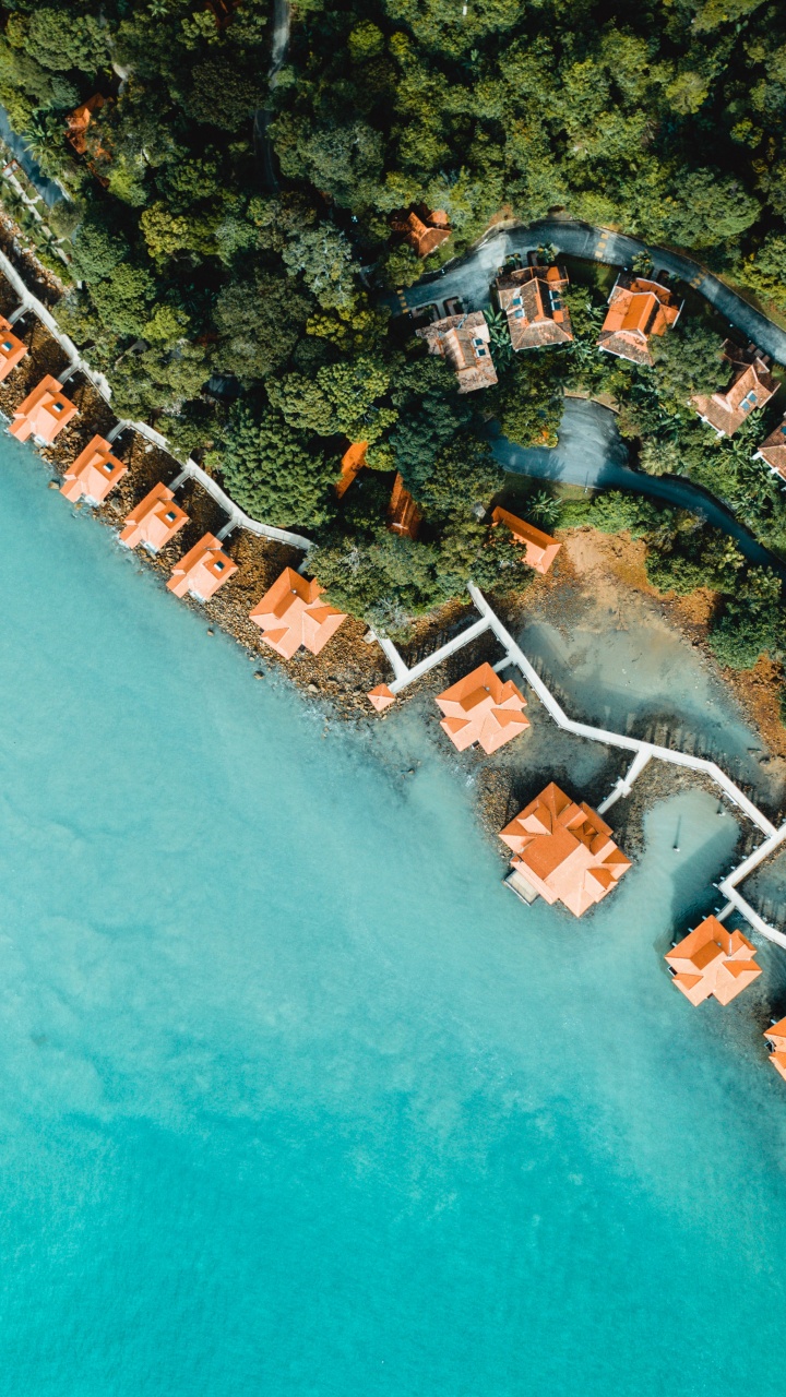 Mer, Eau, Zones Côtières et Océaniques de Reliefs, Côte, Île. Wallpaper in 720x1280 Resolution