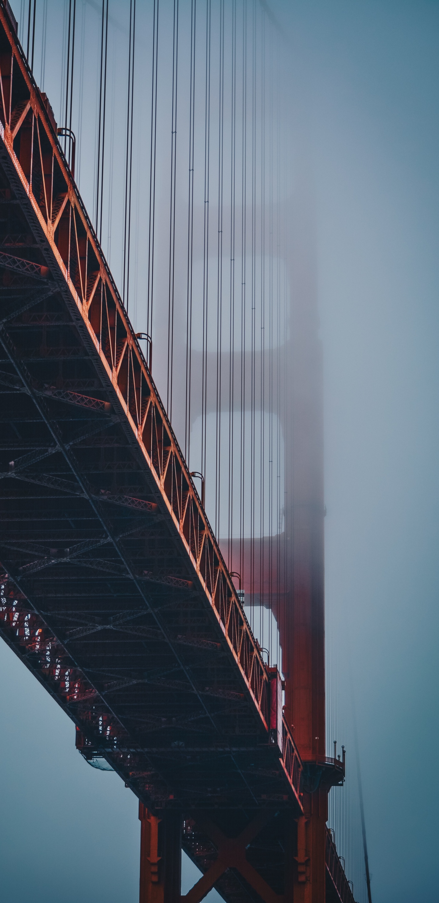 Puente Golden Gate, Baker Beach, Puente, Naturaleza, Puente George Washington. Wallpaper in 1440x2960 Resolution
