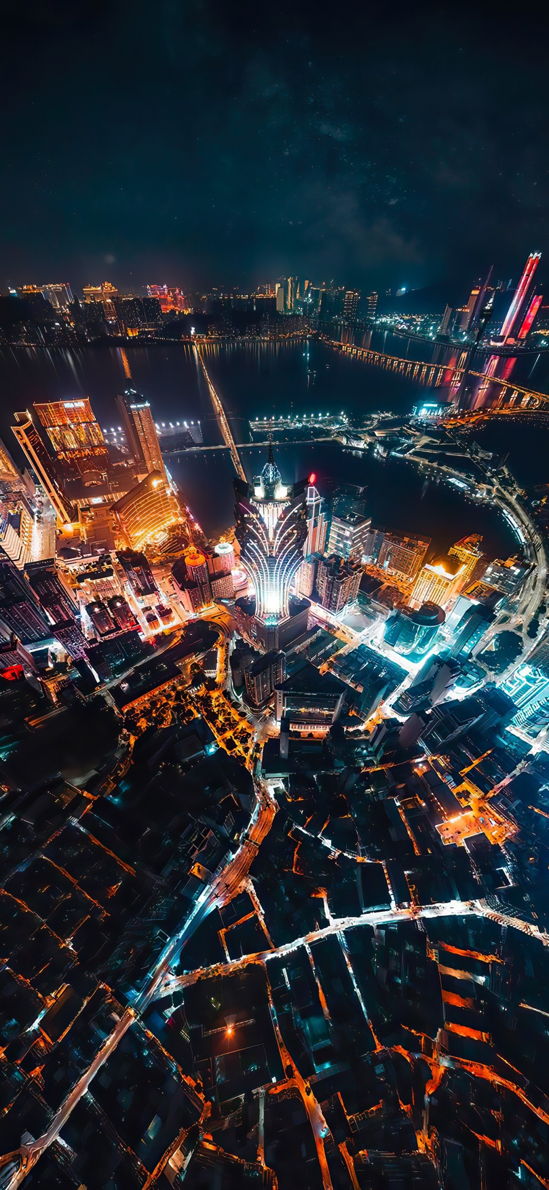 Metropolis, Smartphone, Android, Super Retina, World. Wallpaper in 1125x2436 Resolution