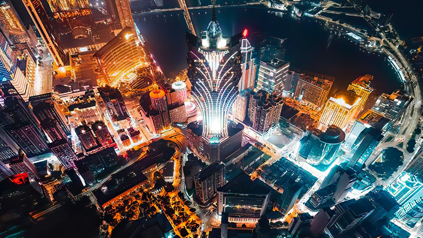 Metropolis, Smartphone, Android, Super Retina, World. Wallpaper in 1366x768 Resolution