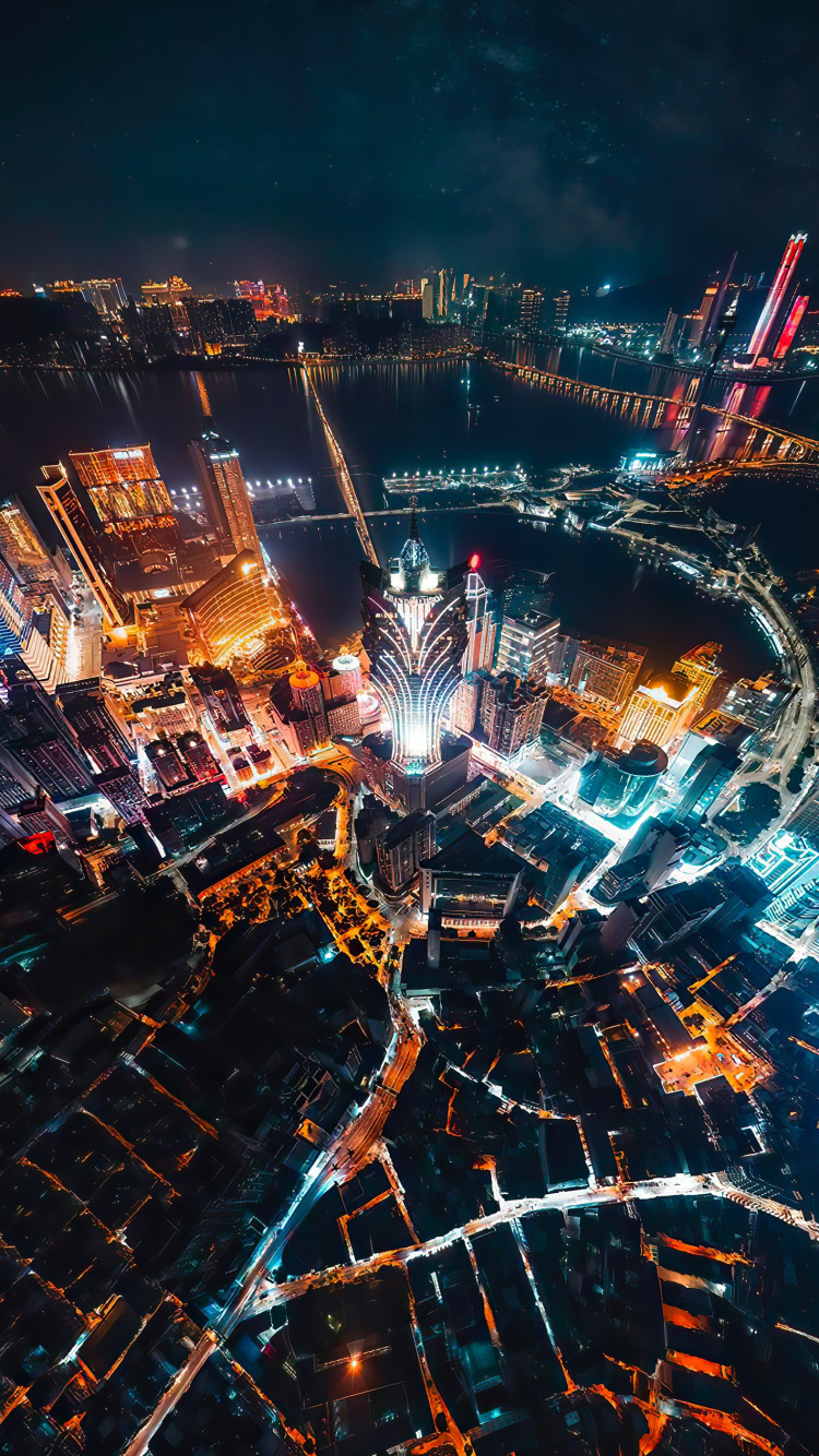 Metropolis, Smartphone, Android, Super Retina, World. Wallpaper in 750x1334 Resolution