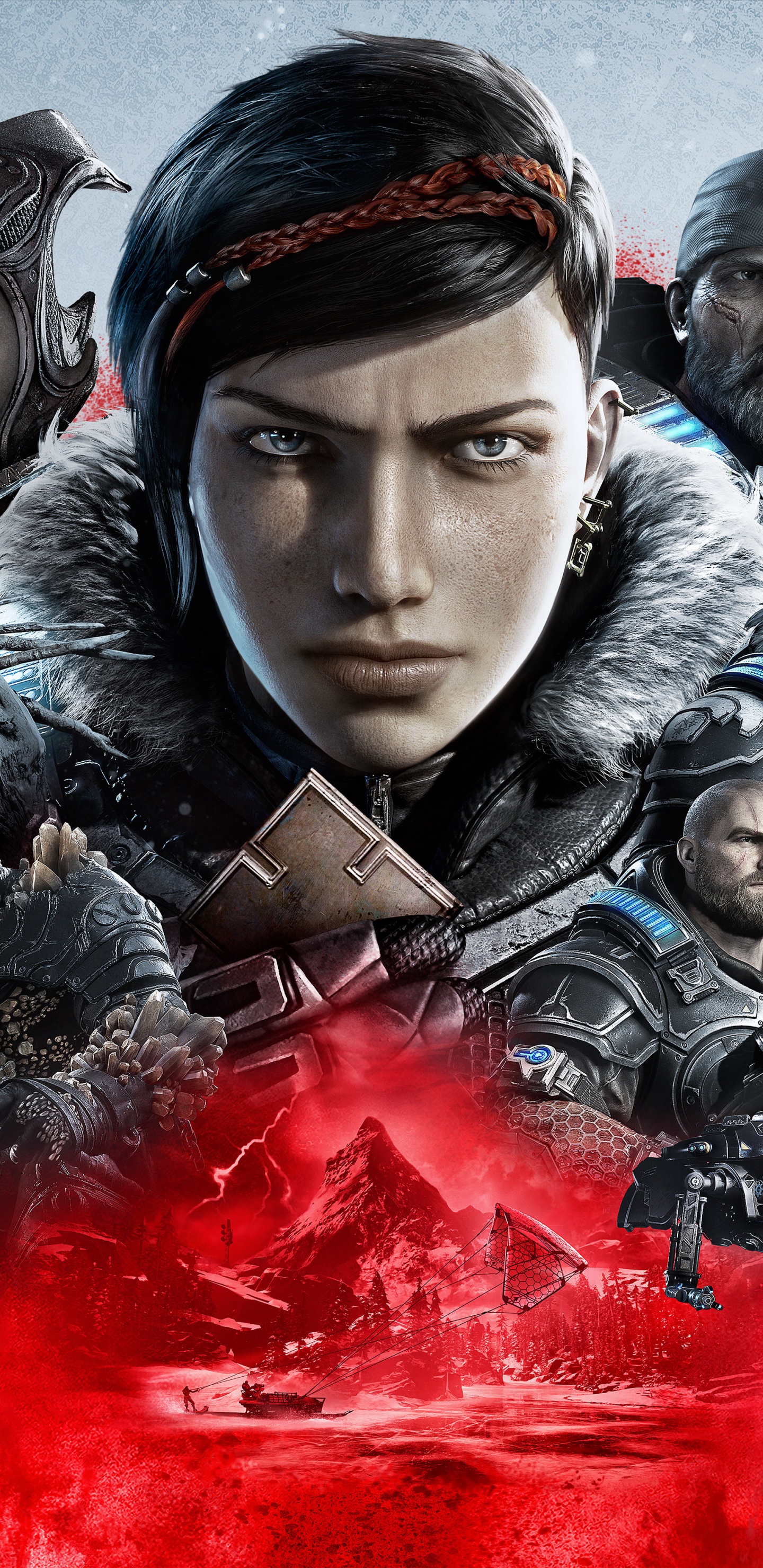 5齿轮, Xbox游戏室, 电影, 海报, 图形设计 壁纸 1440x2960 允许