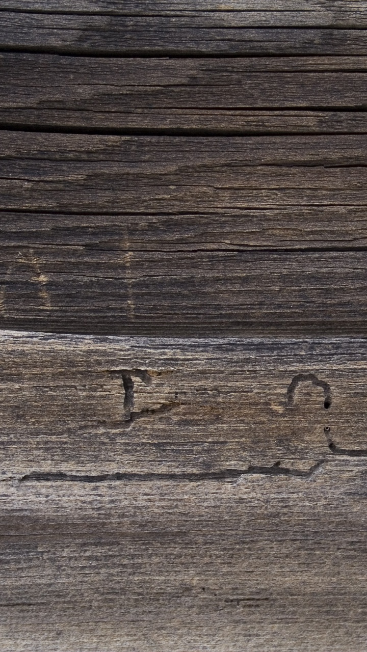 Brown Wooden Surface With Water Droplets. Wallpaper in 720x1280 Resolution