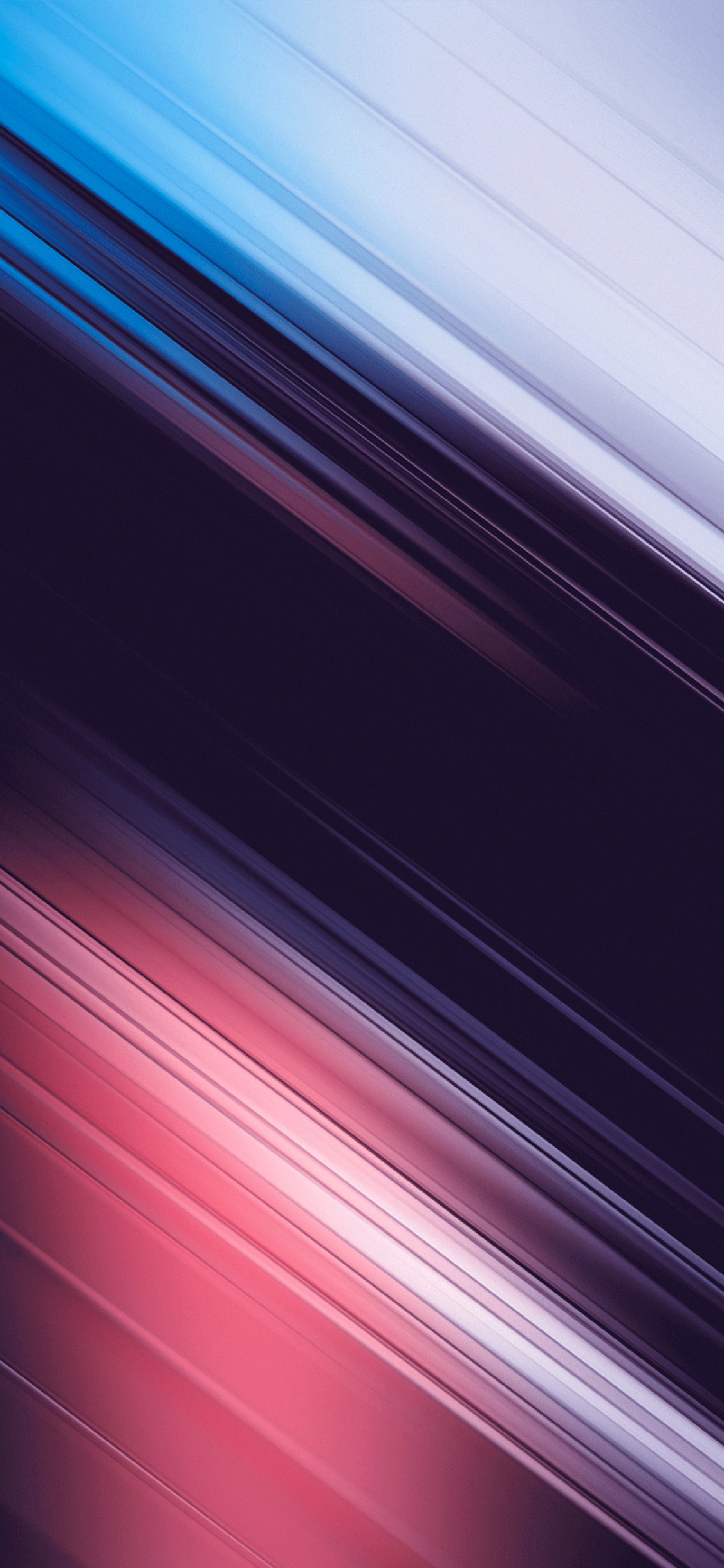 Niagara Launcher Fresh Clean, Google, Android, Purple, Violet. Wallpaper in 1125x2436 Resolution