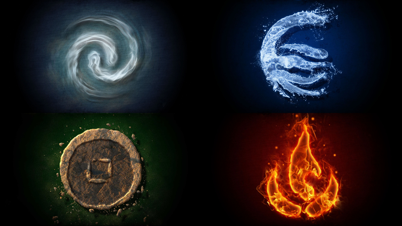 Avatar, Avatar Aang, Aang, Katara, AvatarKyoshi. Wallpaper in 1366x768 Resolution