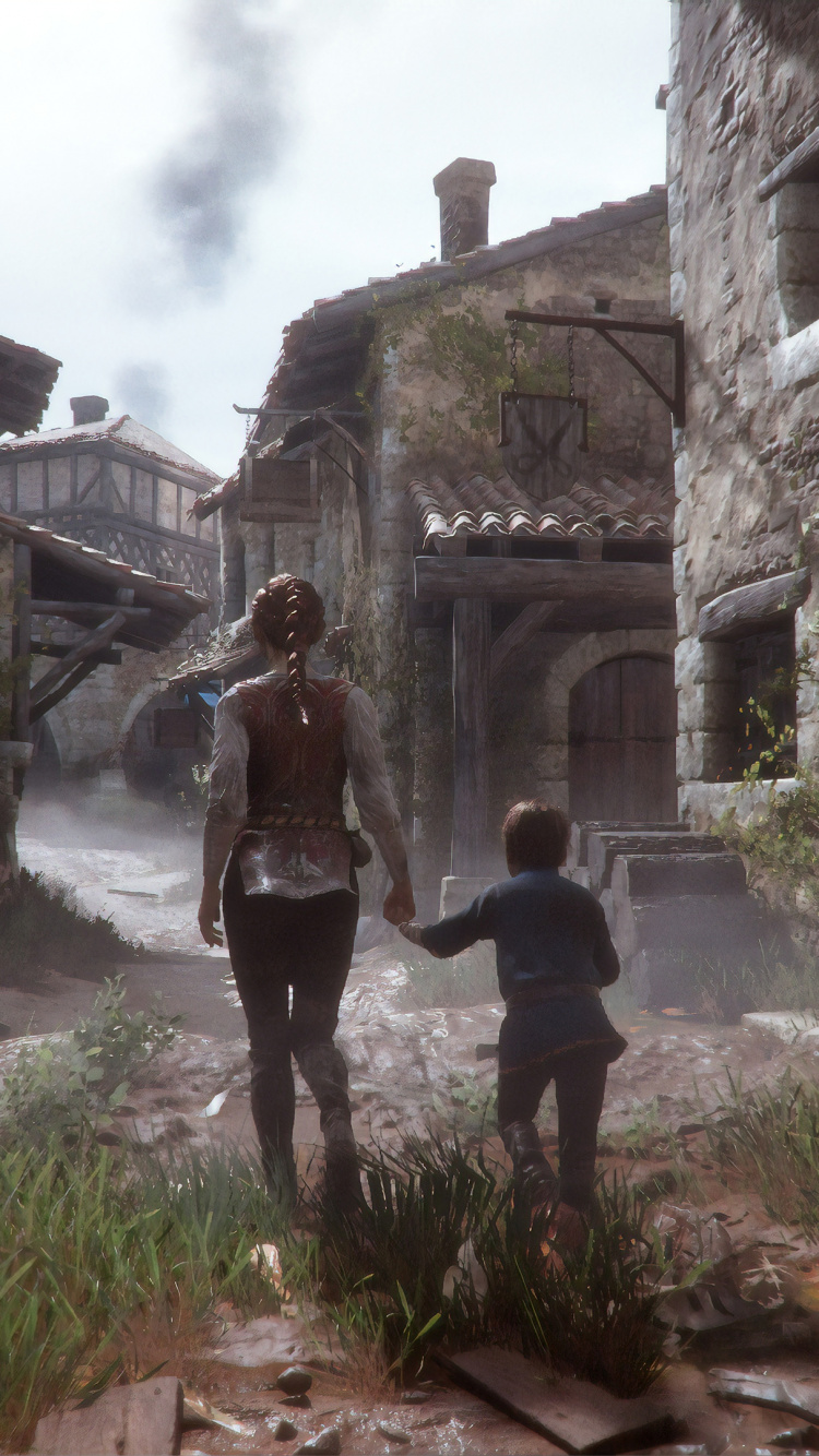 Plague Tale Innocence, A Plague Tale Innocence, Asobo Studio, Adventure Game, Xbox One. Wallpaper in 750x1334 Resolution