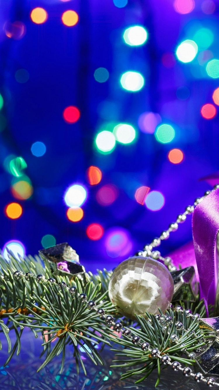 Christmas Day, Purple, Christmas Decoration, Christmas Ornament, Violet. Wallpaper in 750x1334 Resolution