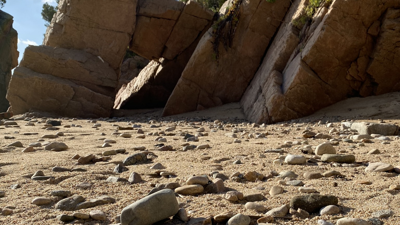 Aufschluss, Rock, BedRock, Geologie, Sand. Wallpaper in 1366x768 Resolution