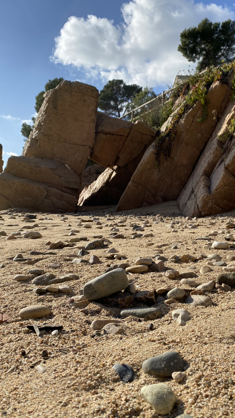 Aufschluss, Rock, BedRock, Geologie, Sand. Wallpaper in 750x1334 Resolution