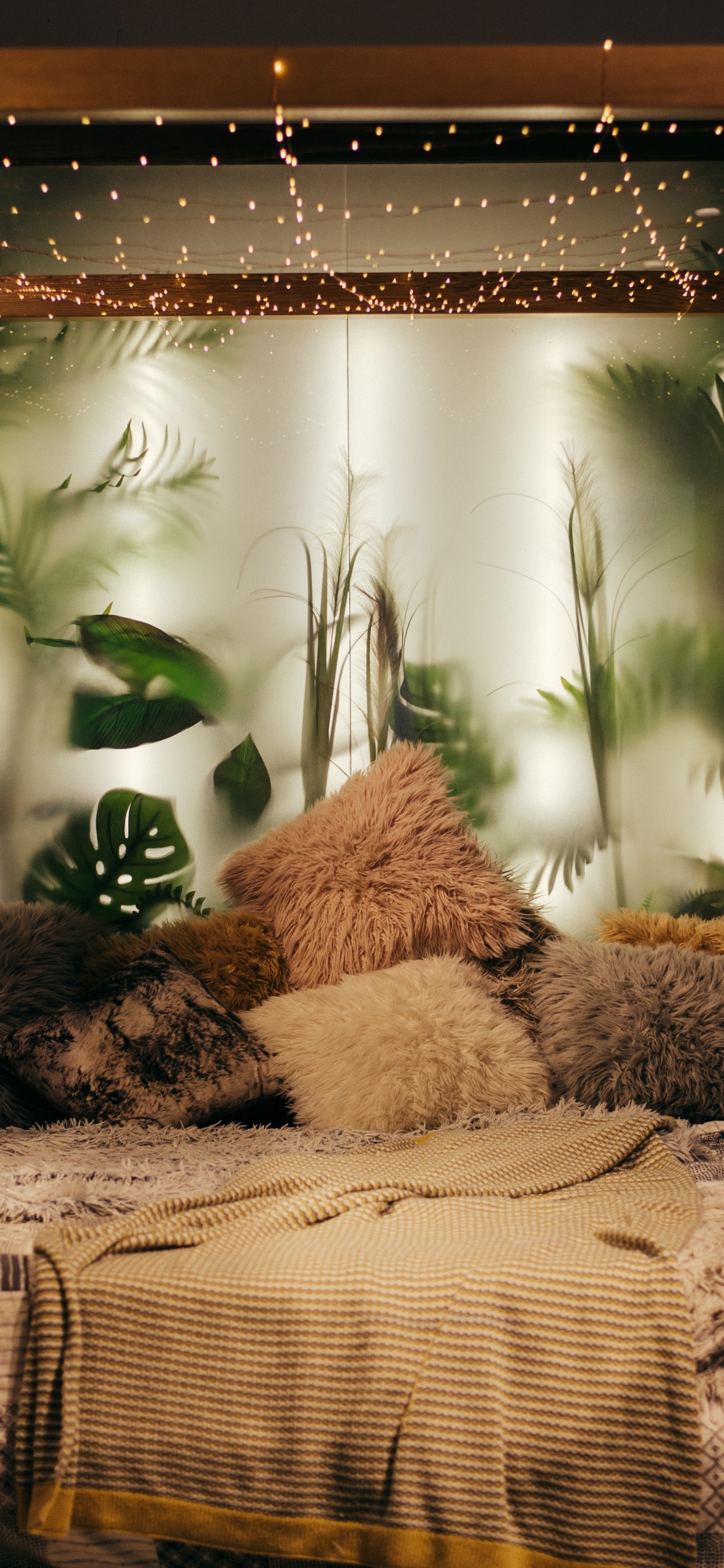 Romantisches Gemütliches Schlafzimmer, Schlafzimmer, Zimmer, Haus, Design. Wallpaper in 1242x2688 Resolution