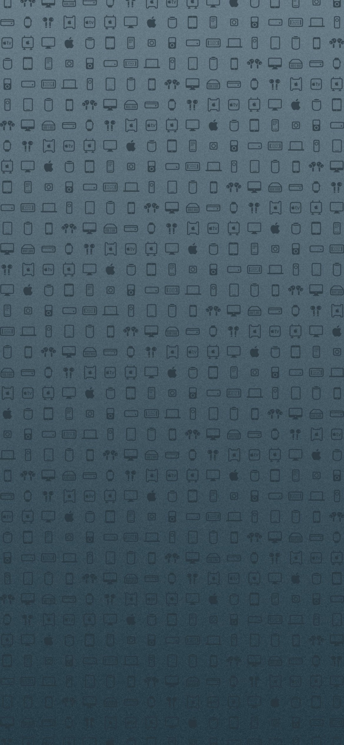 Pattern, Apples, Smartphone, Azure, Electric Blue. Wallpaper in 1125x2436 Resolution