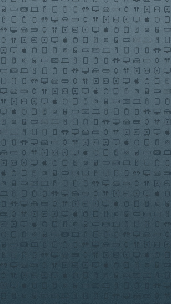 Pattern, Apples, Smartphone, Azure, Electric Blue. Wallpaper in 720x1280 Resolution