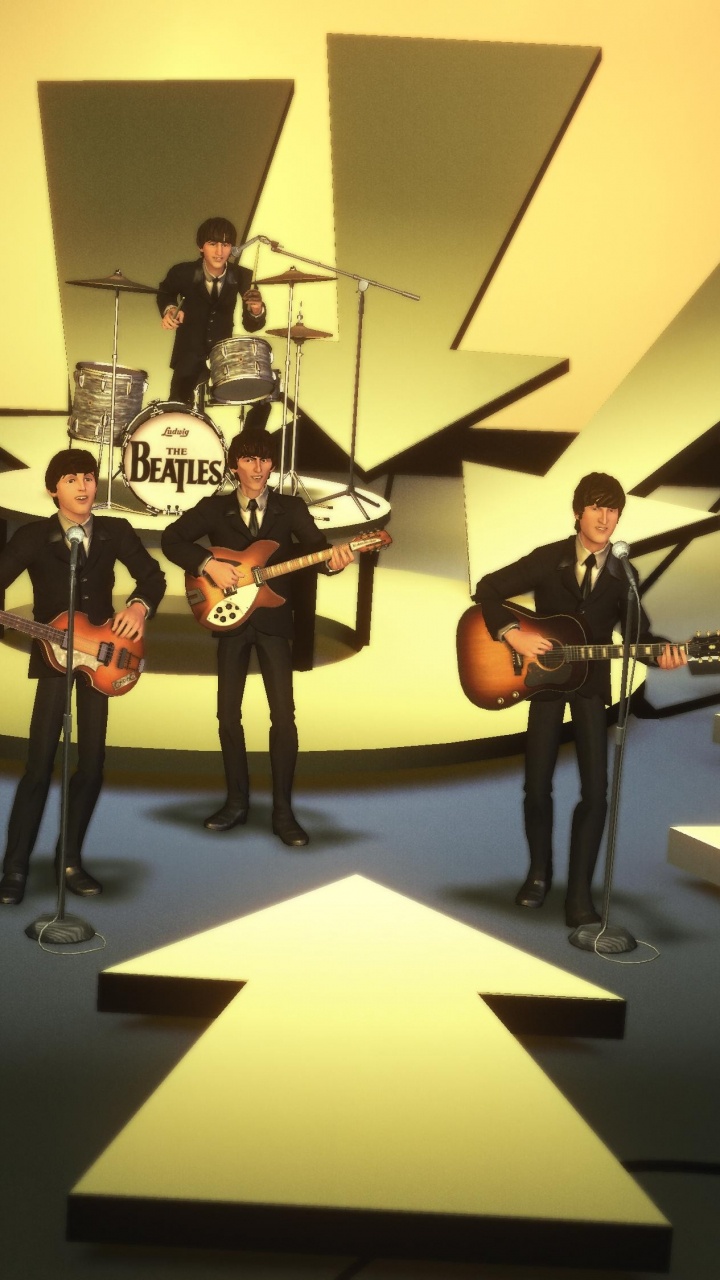 The Beatles Rock Band, Die Beatles, Innenarchitektur, Kunst, Interieur. Wallpaper in 720x1280 Resolution