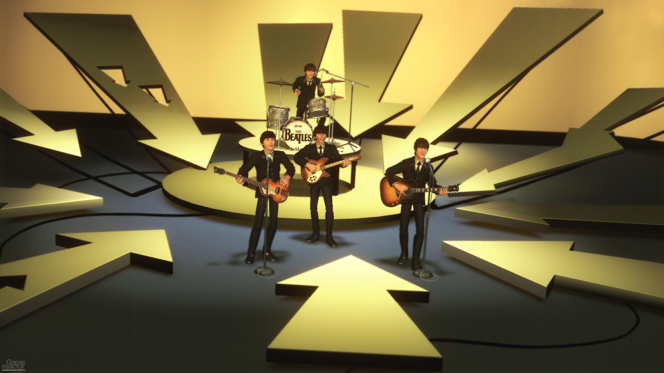The Beatles Rock Band, Los Beatles, Diseño de Interiores, Arte, Interieur. Wallpaper in 1366x768 Resolution