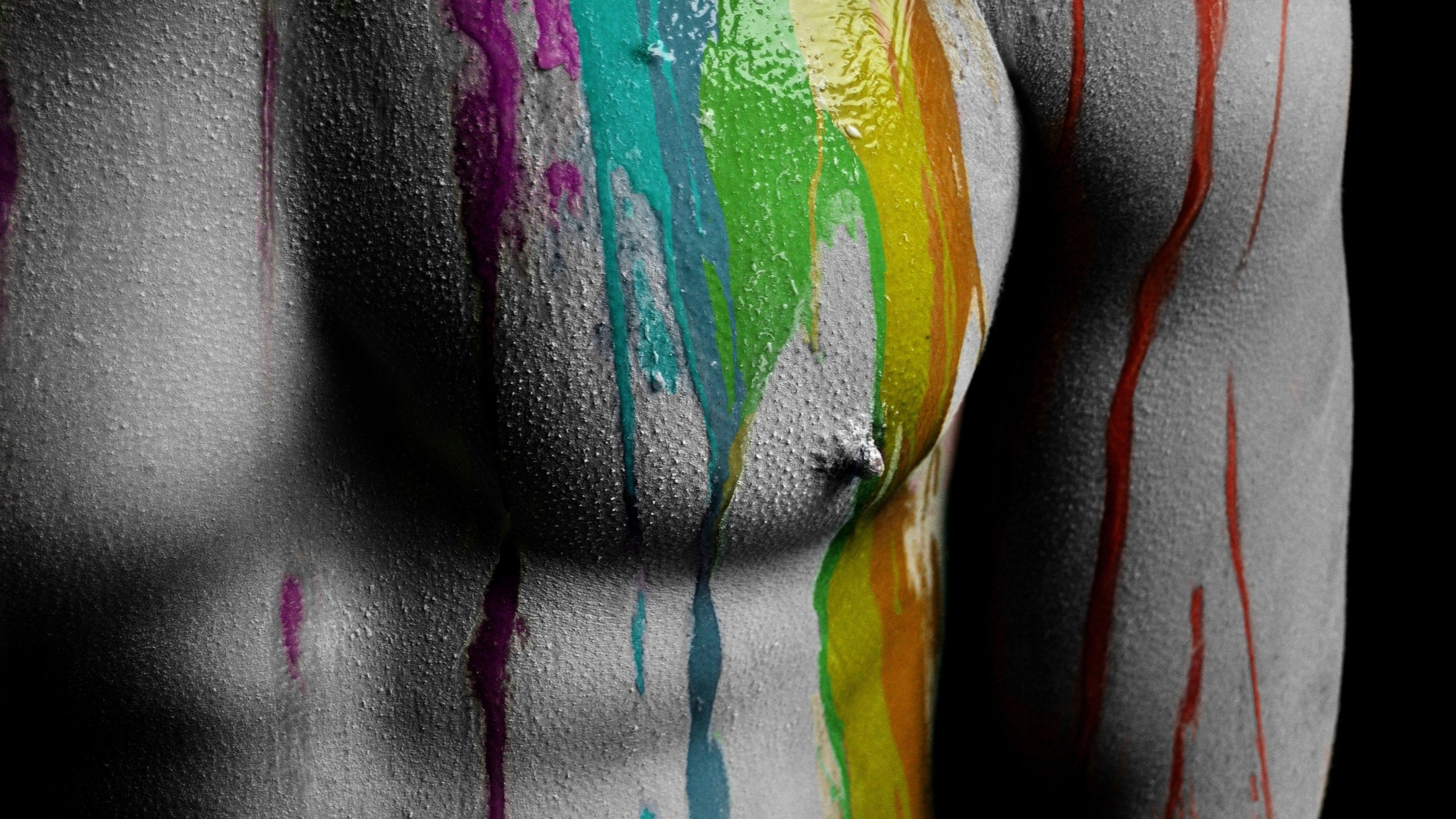 Textil Gris Amarillo y Rosa. Wallpaper in 2560x1440 Resolution