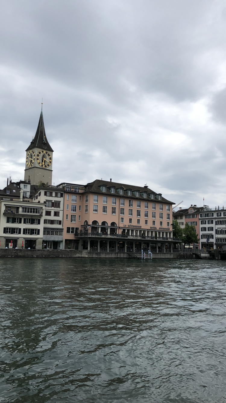 Zrich, Voyage, Voie Navigable, Ville, Bâtiment. Wallpaper in 750x1334 Resolution