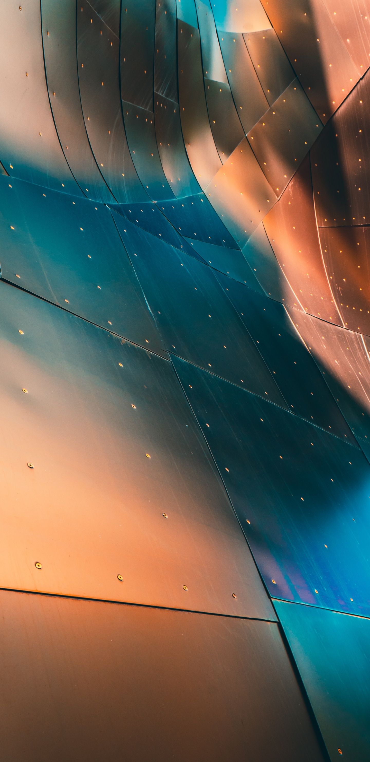 Superficie de Vidrio Azul y Blanco. Wallpaper in 1440x2960 Resolution