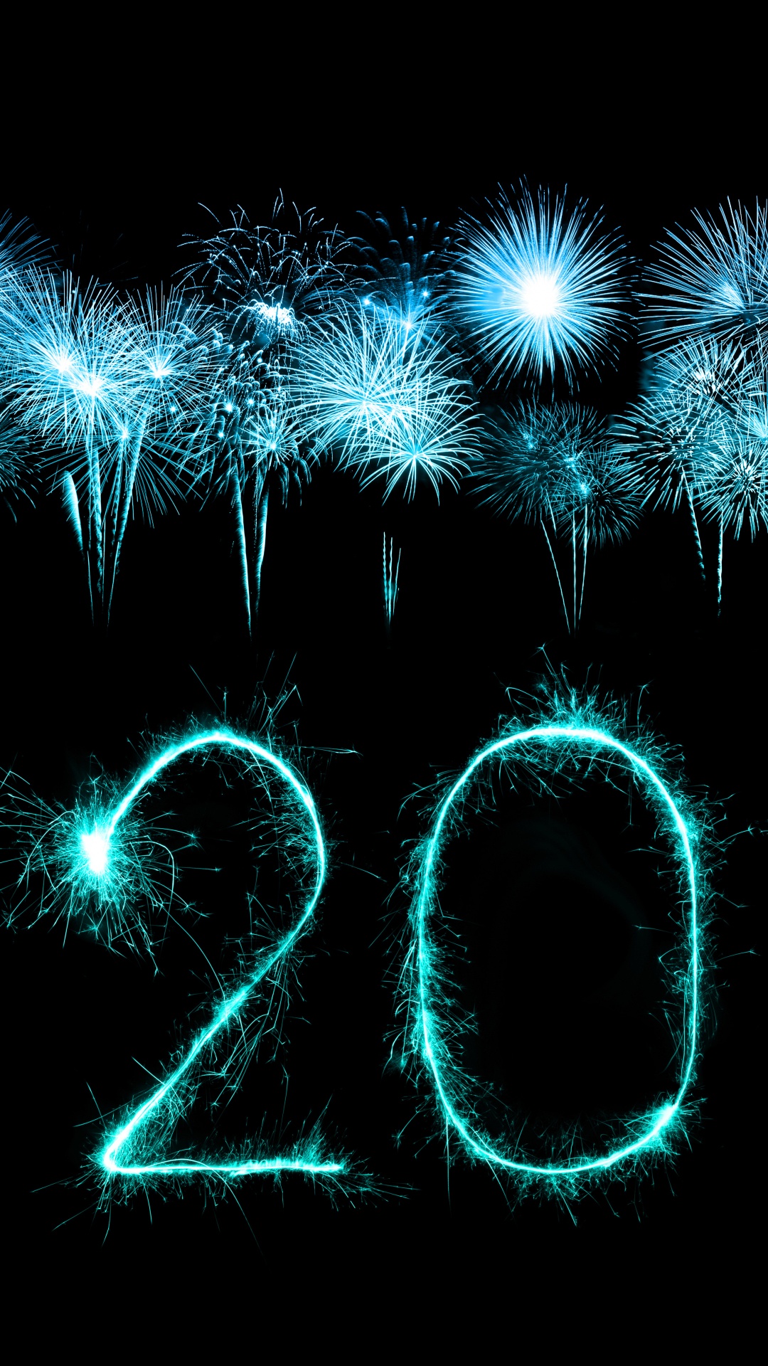 New Year, Fireworks, Sparkler, New Years Day, Illustration. Wallpaper in 1080x1920 Resolution