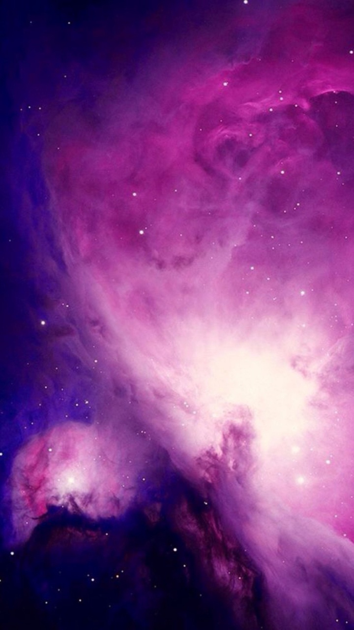 Illustration de Galaxie Violette et Blanche. Wallpaper in 720x1280 Resolution