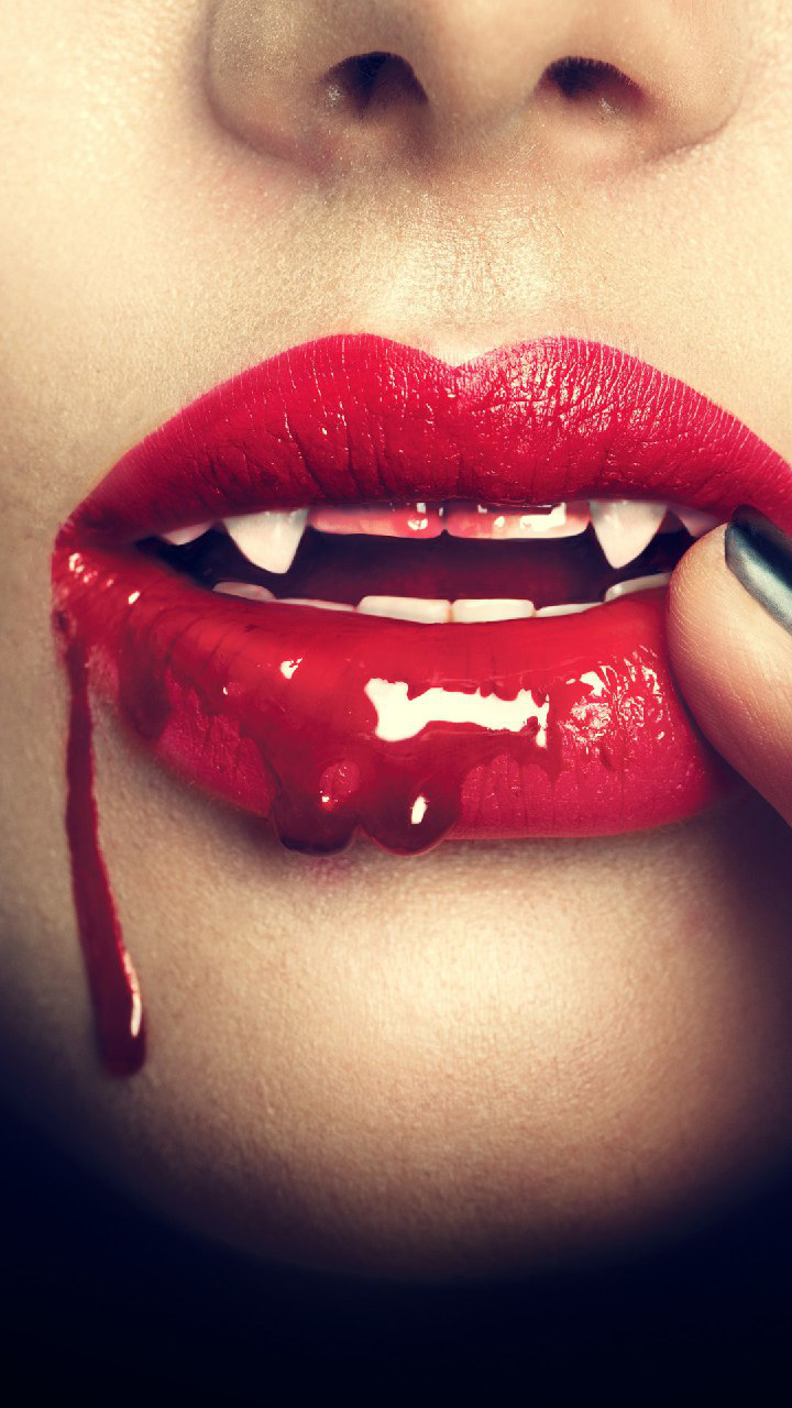 Vampiro, Cabello, Sonrisa, Piel, Cabeza. Wallpaper in 720x1280 Resolution