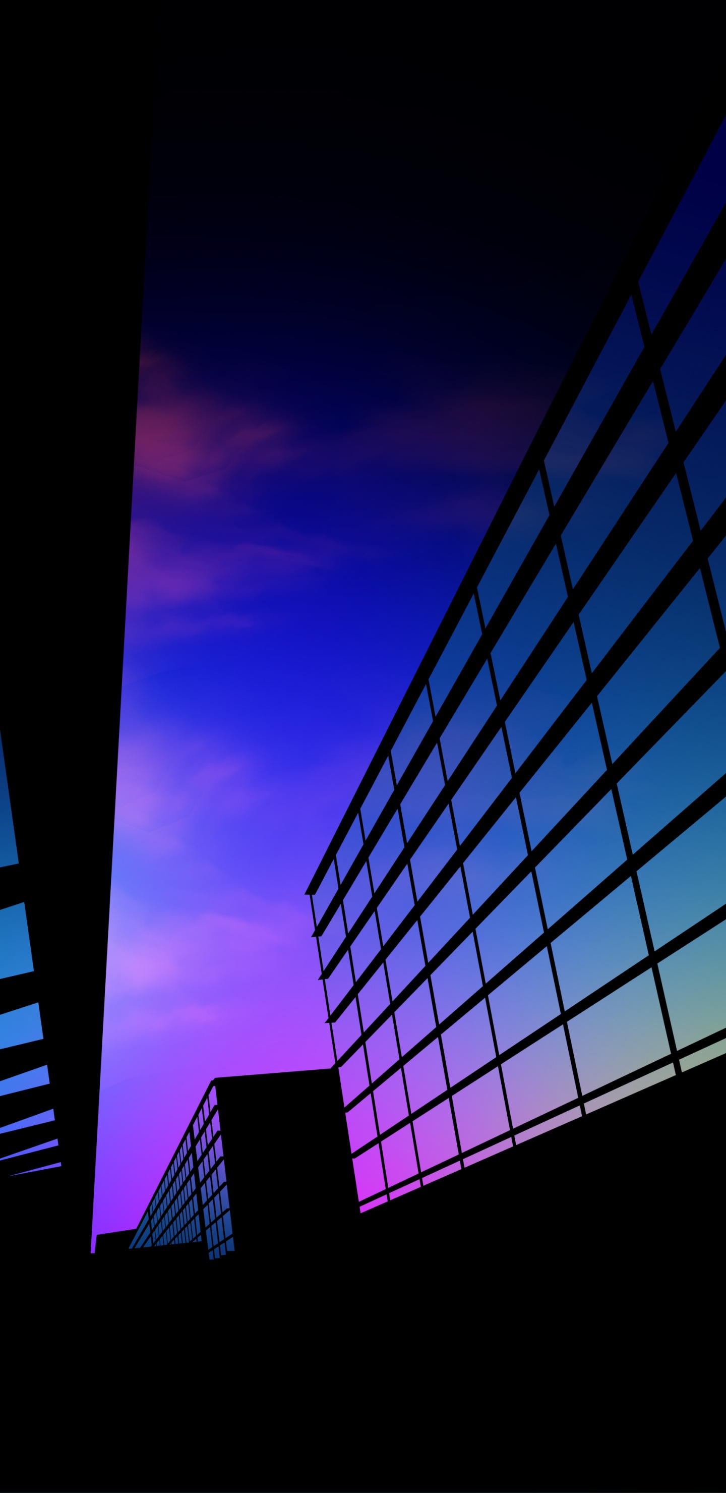 Farbigkeit, Purpur, Rechteck, Cloud, Veilchen. Wallpaper in 1440x2960 Resolution