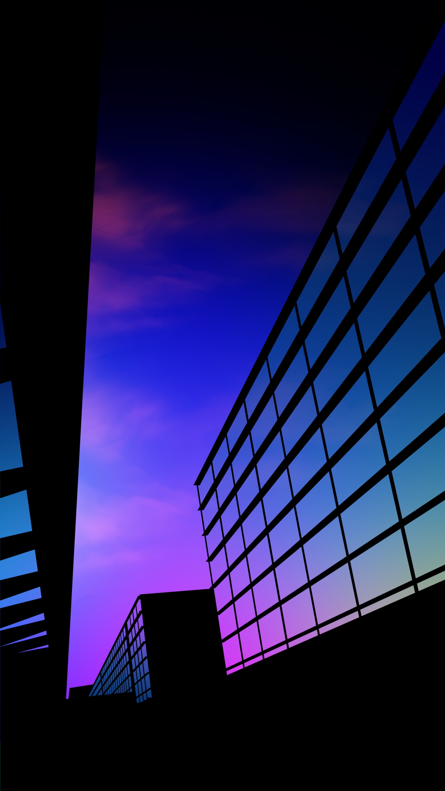 Morado, Rectángulo, Atardecer, Violeta, Material Propiedad. Wallpaper in 1440x2560 Resolution