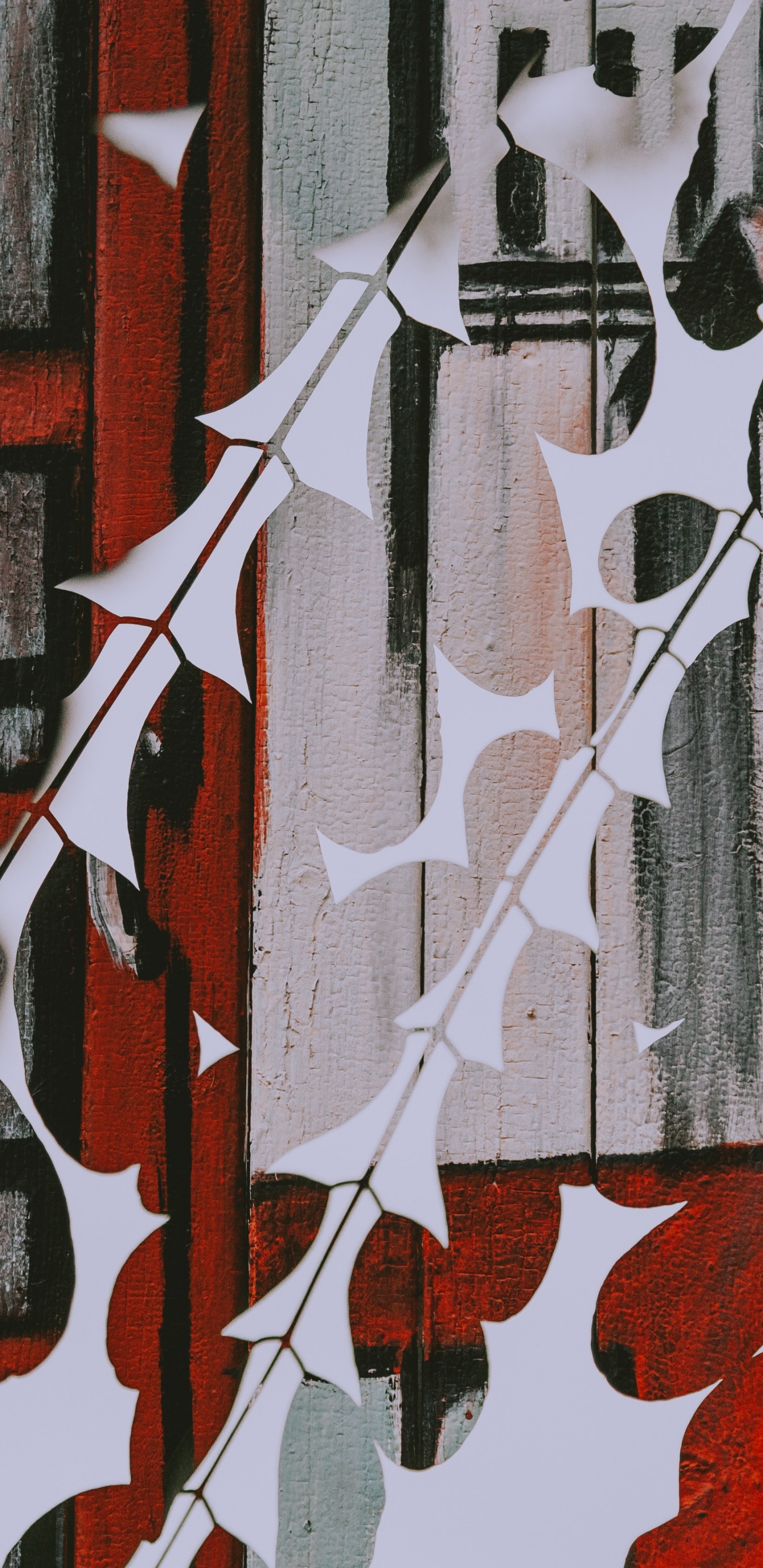 Textil Floral Rojo y Blanco. Wallpaper in 1440x2960 Resolution