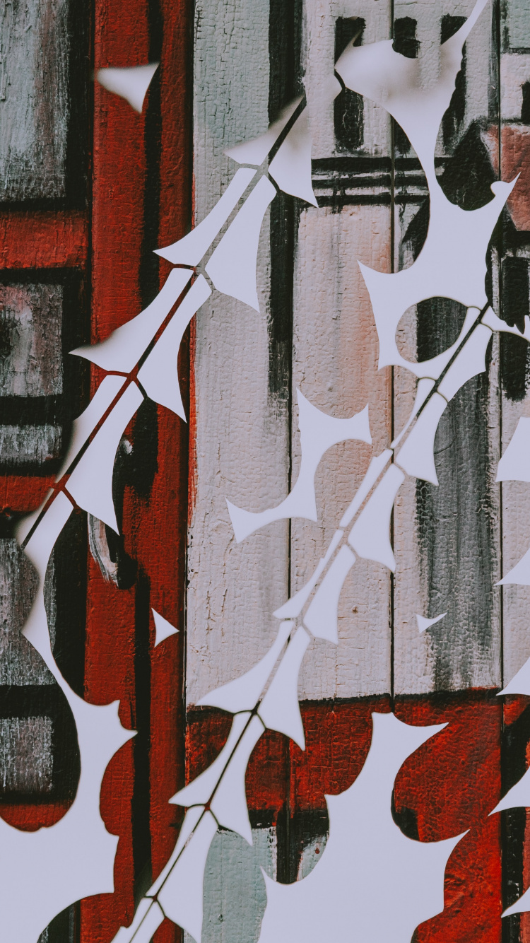 Textile Floral Rouge et Blanc. Wallpaper in 750x1334 Resolution