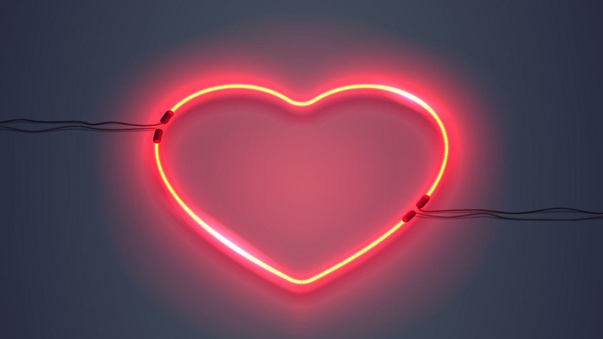 Neon Sign, Neon, Lighting, Light, Red. Wallpaper in 1920x1080 Resolution